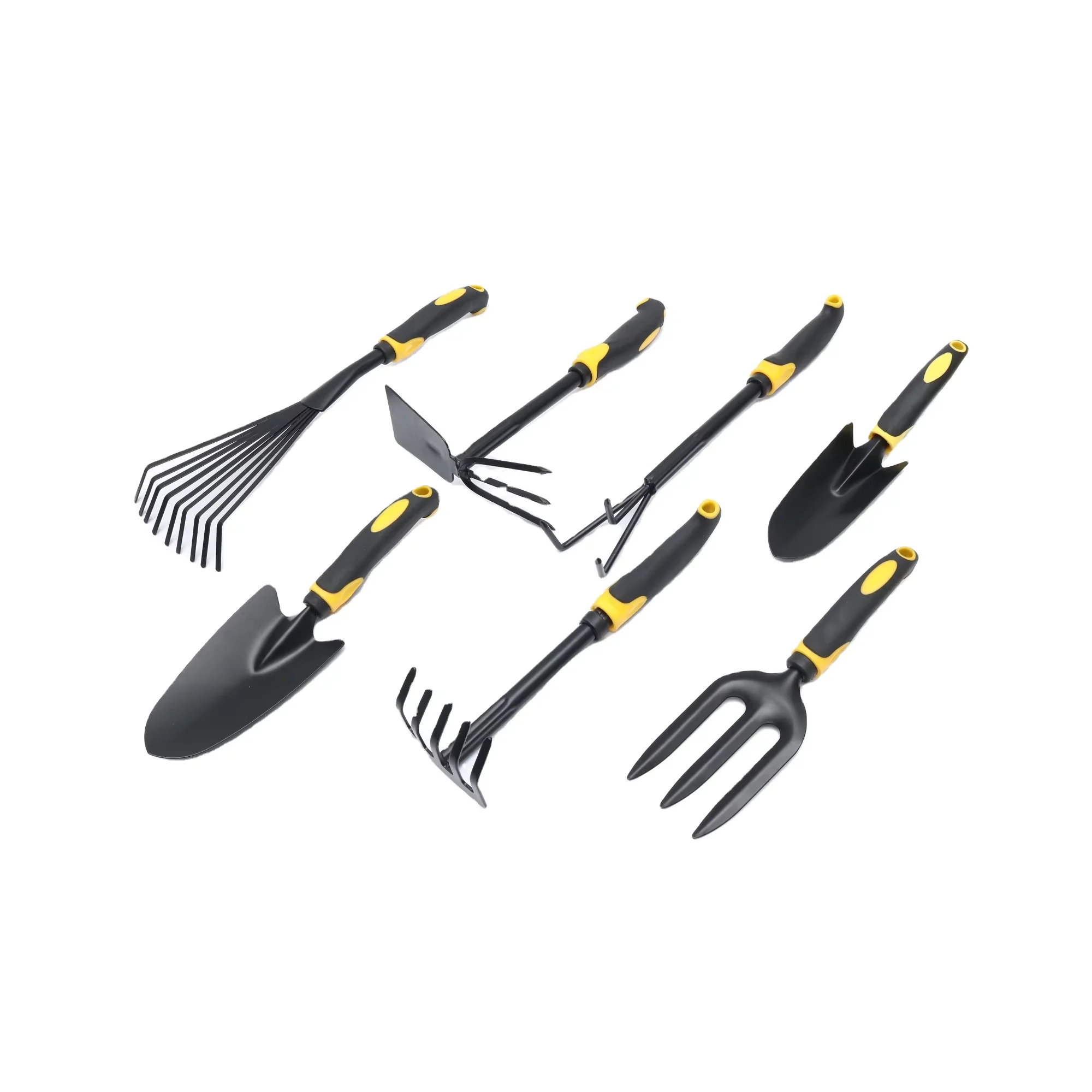 Eco Friendly Garden Succulent Plant Hand Tools Set Potted Digging Tool Kit Iron Shovel Rake Fork Hoe Claw With Plastic Handle