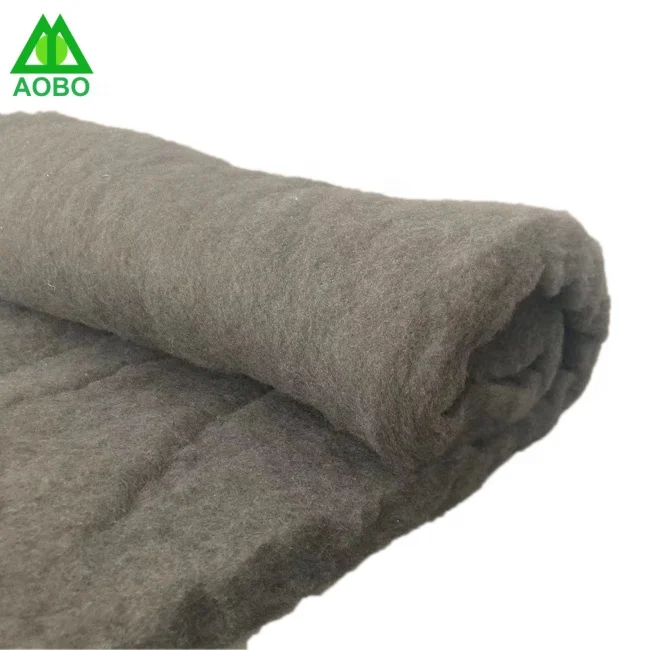 antibacterial nonwoven graphene fiberfill batting wadding filling material for blanket pillow home textile