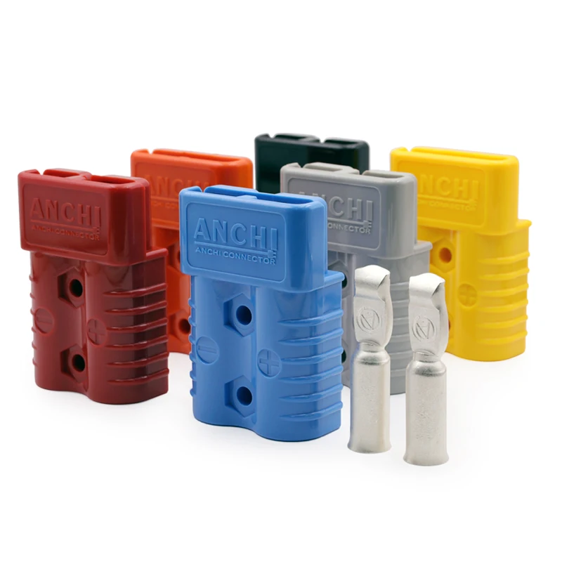 40A/50A/120A/175A/350A 600V Wire Connectors For Anderson Battery Connector Quick Connect/Disconnect Plug For Electrical Devices