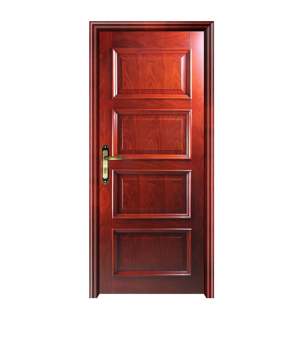 Italy Classic Designs Internal Door Living Room Exterior Finished Painting Front Solid Oak Plywood Wooden Doors