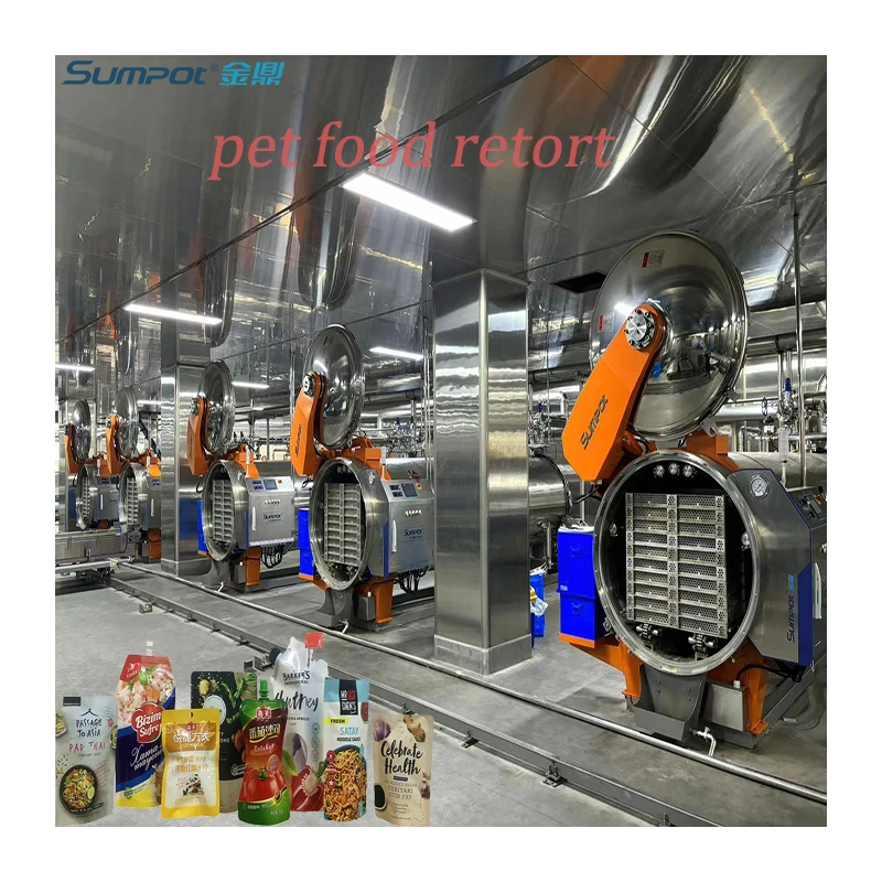 Заводская цена готовая еда пищевая ретортная стерилизационная машина