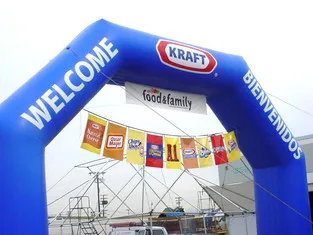 Customized Logo Inflatable Entrance Start Finish Racing Gate Outdoor Inflatable Arches