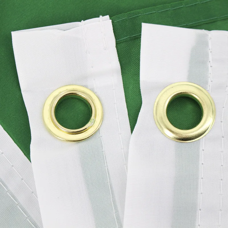 Быстрая доставка Oem Odm 3*5 футов с индивидуальным принтом Национальный флаг Сирии зеленый