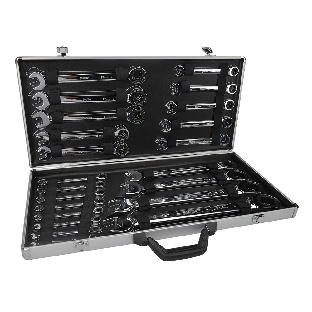 22 pcs auto repair box spanner with ratchet