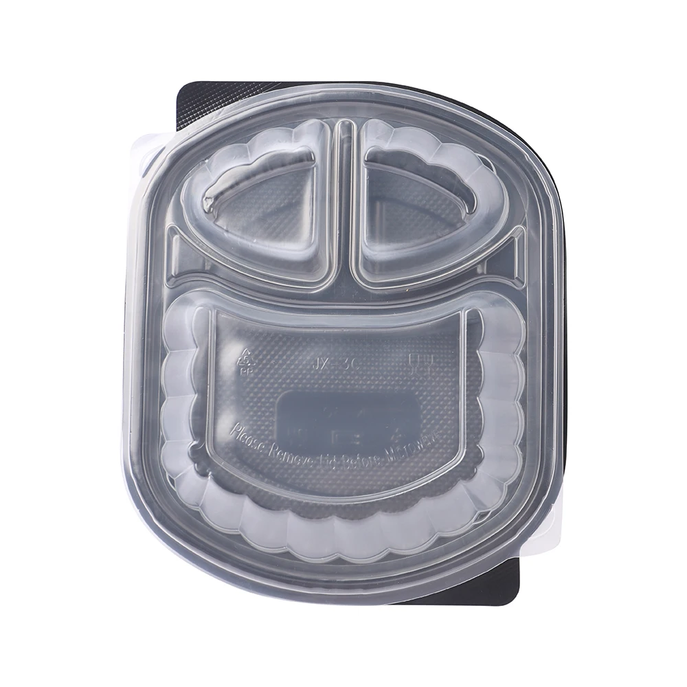 Пластиковый контейнер для еды с крышками