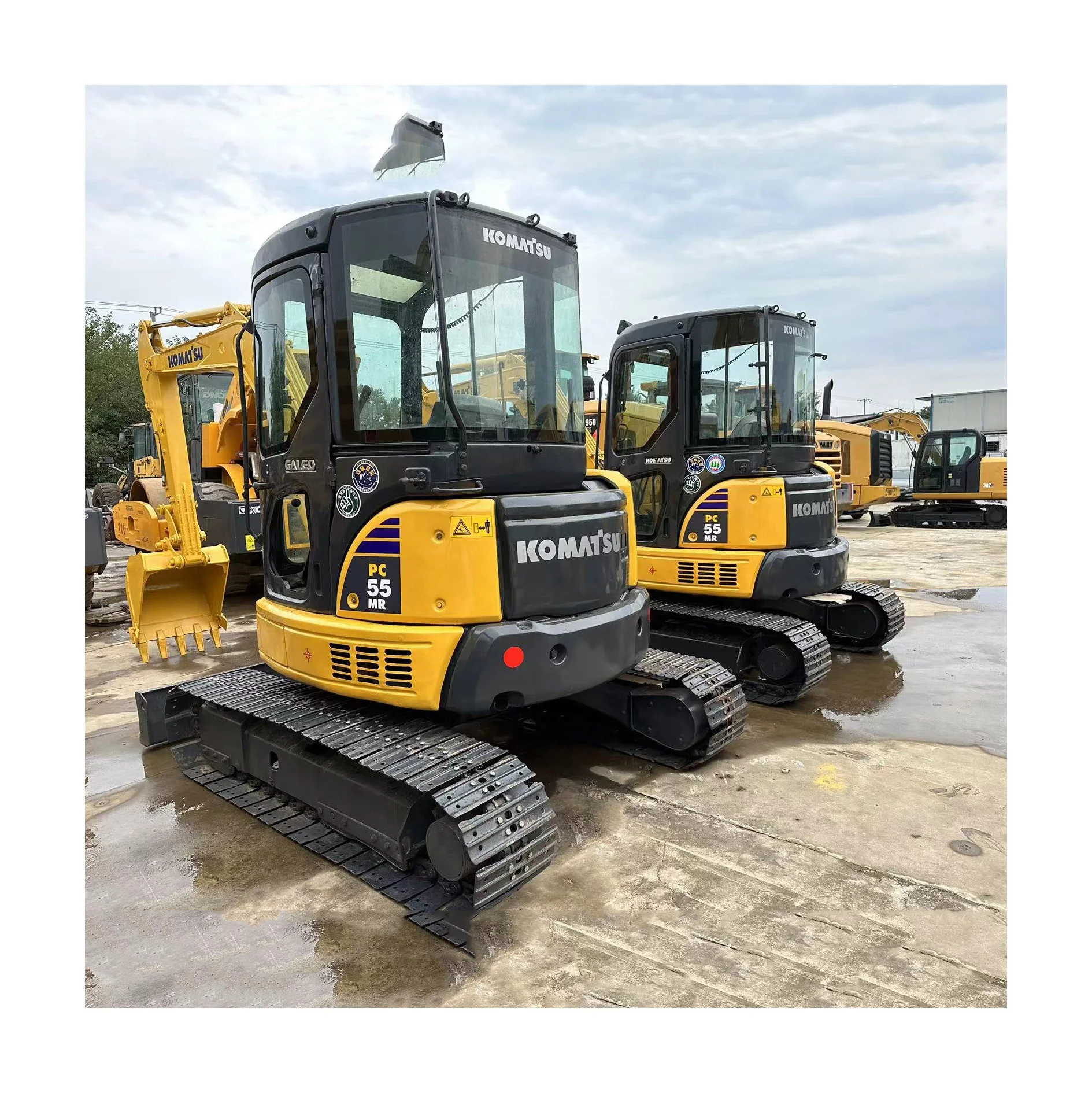 Подержанный японский оригинальный Подержанный Kubota U55 U60 Kx135 Kx165-5 Komatsu PC56-7 PC60-8 PC70-8 мини-экскаватор гусеничный экскаватор