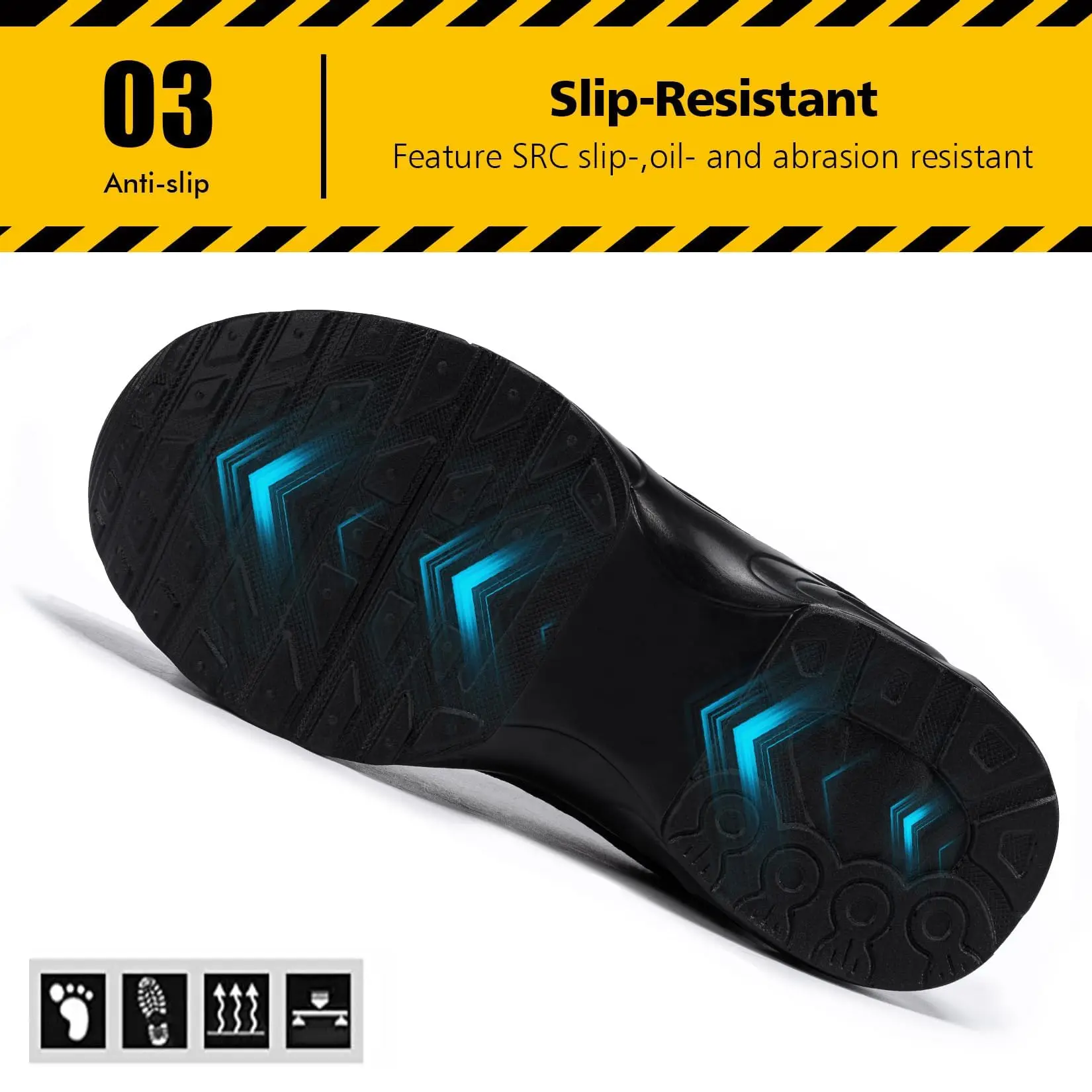 SeeMore Sports Shoes Resistant Puncture Proof Work Sneaks Breathable Shoes Lightweight Comfortable Anti Slip