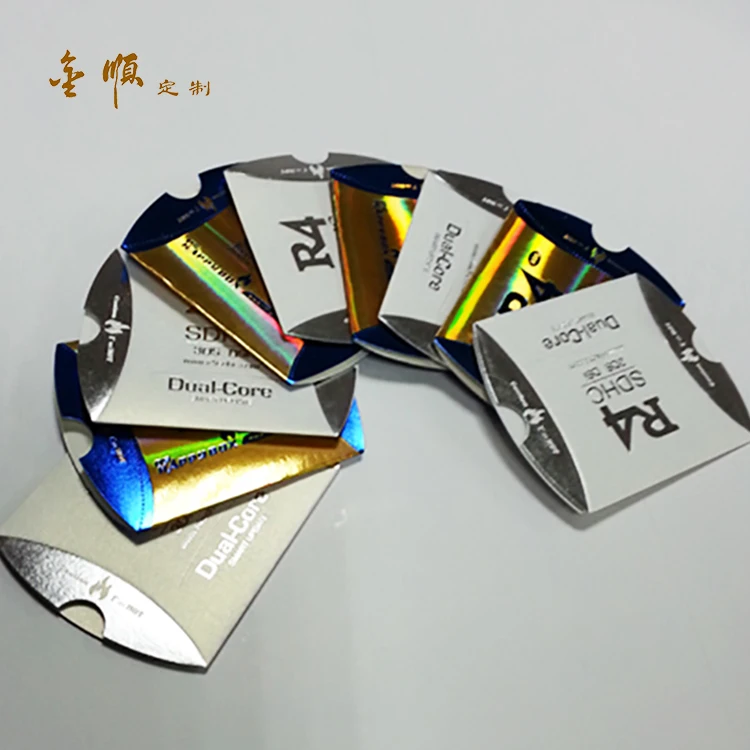 luxury cheap delicate  exquisite fancy pillow box candy packaging wedding favor packaging with logo printed