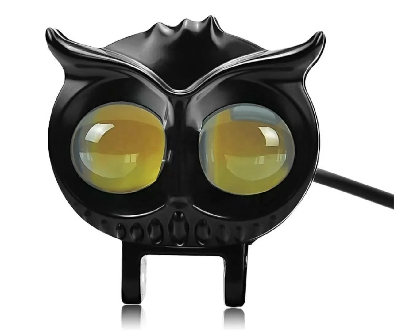 Hot Sale Dual Color Light OWL Led Headlight Motorcycle Mini Driving Light