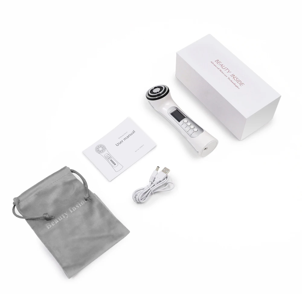 Best selling red light therapy wand ems radio frequency machine vibration v face lift wrinkle remover massager