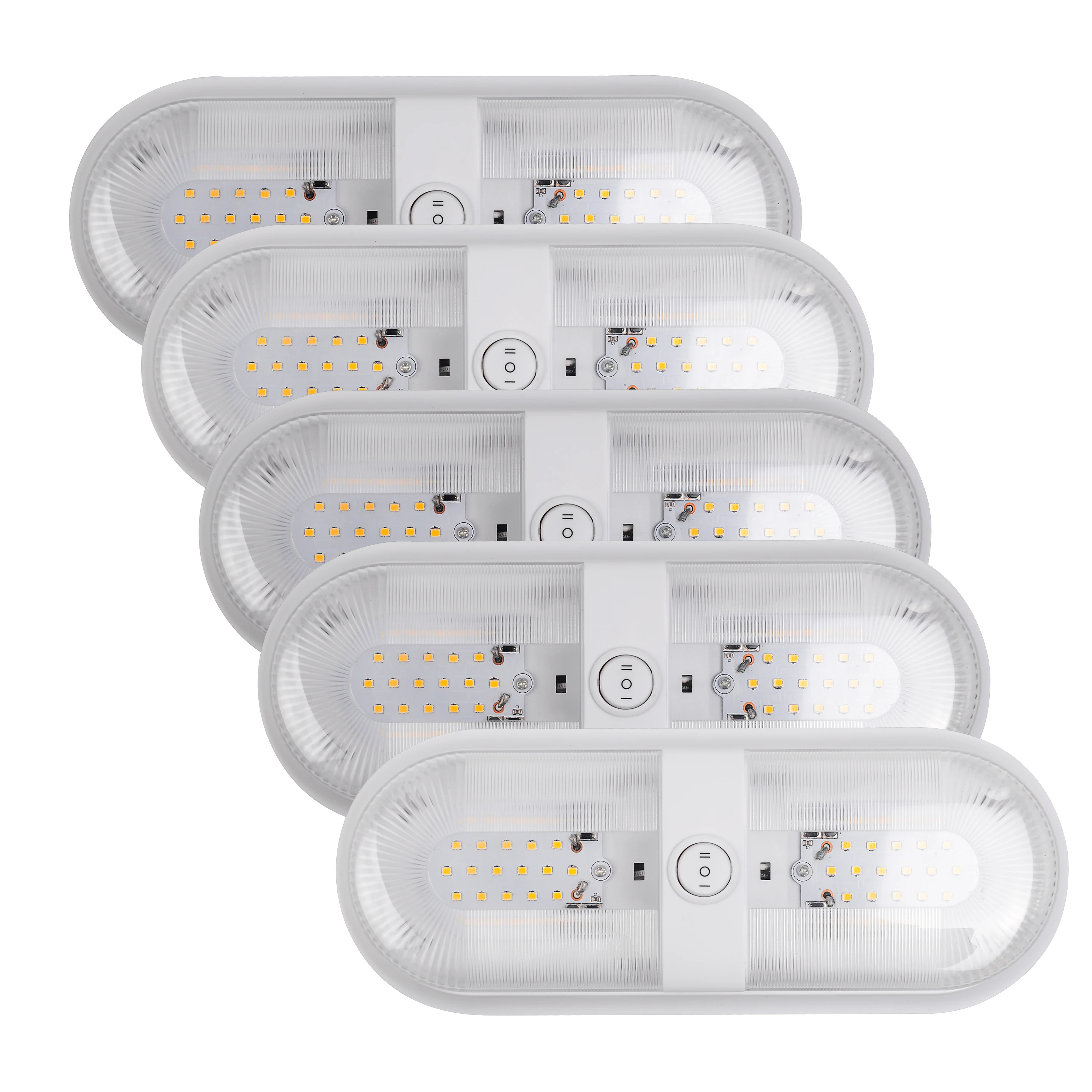 RV Dome Ceiling Light ON/OFF Switch Design LED Interior Roof RV Boat Caravan Lamp DC 10-24V RV light