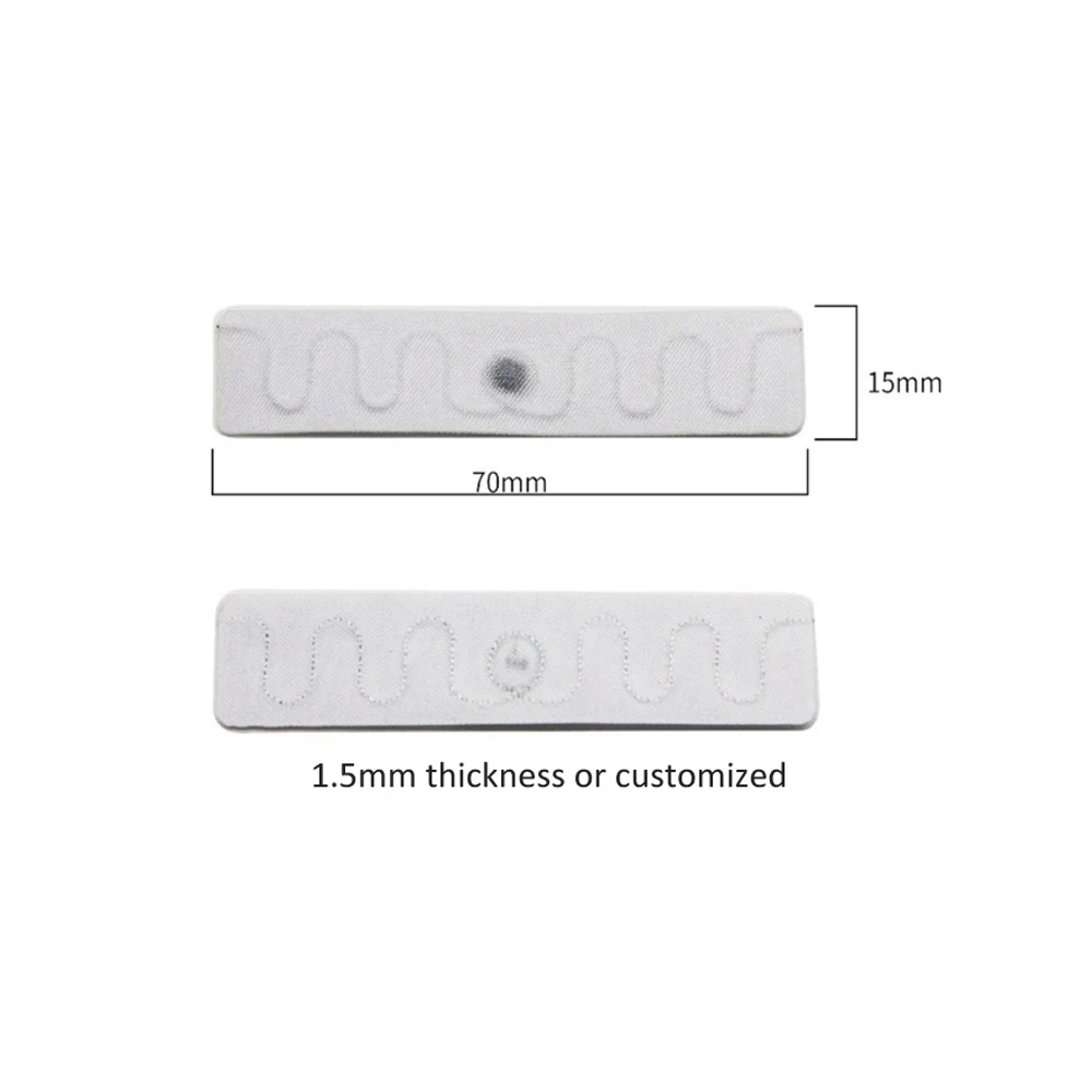 Wholesale Price Non-Woven Fabric Washing Laundry Tags Cloth RFID UHF tag