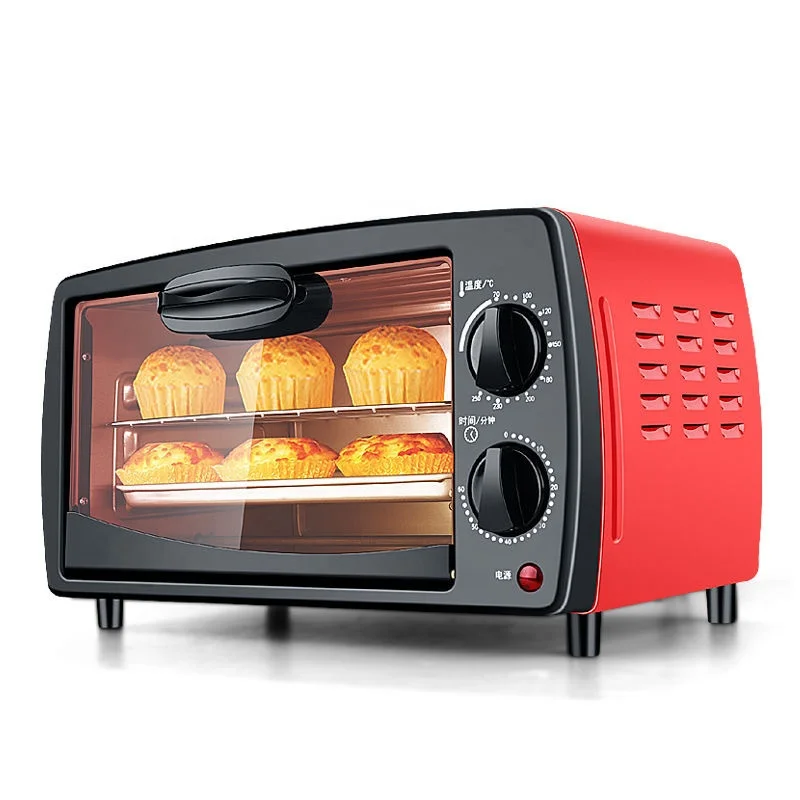 12 liter household mini electric oven pizza cake bread double-layer baking household oven