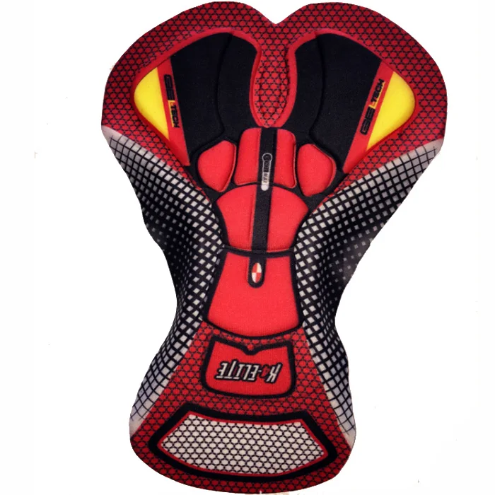Hight density foam Cycling Shorts Gel Pad MTB Cycling Cushion silicone Shockproof Underwear custom printing 3D cycling gel pad