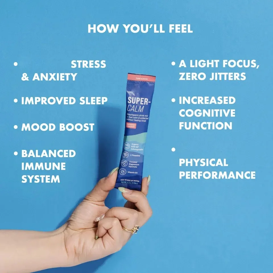 OEM ODM Natural Calm Electrolytes Drink Power with Vitamins and Calcium Pre Workout Electrolytes Drink for Boost Energy