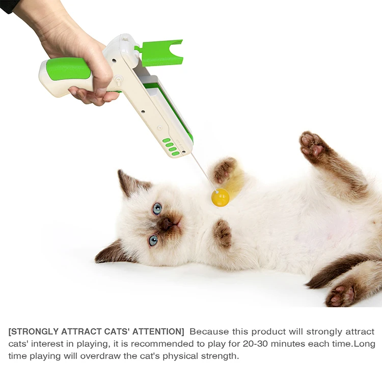 
High-quality owner and pet interaction cat funny gun toy 
