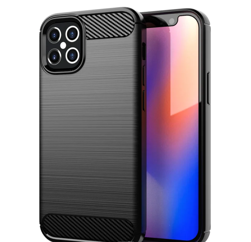 
Fashion Carbon Fiber for iPhone 12 Pro max phone case iphone case cover for iphone 11 12 13 pro max Phone Case 