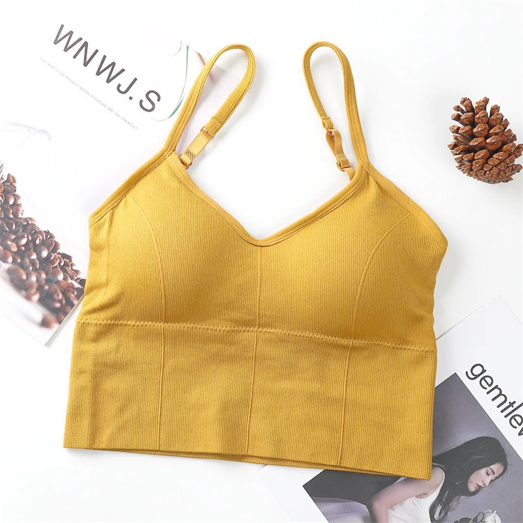 Comfort Widen Hem  Backless Bralette Sport Girls Wrapped Chest Custom Tube Top Seamless Teen Bra