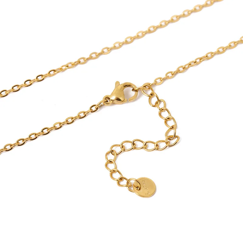 Multi Designs 18k Gold Plated Stainless Steel Necklace Extenders Delicate Necklace Extender Chain