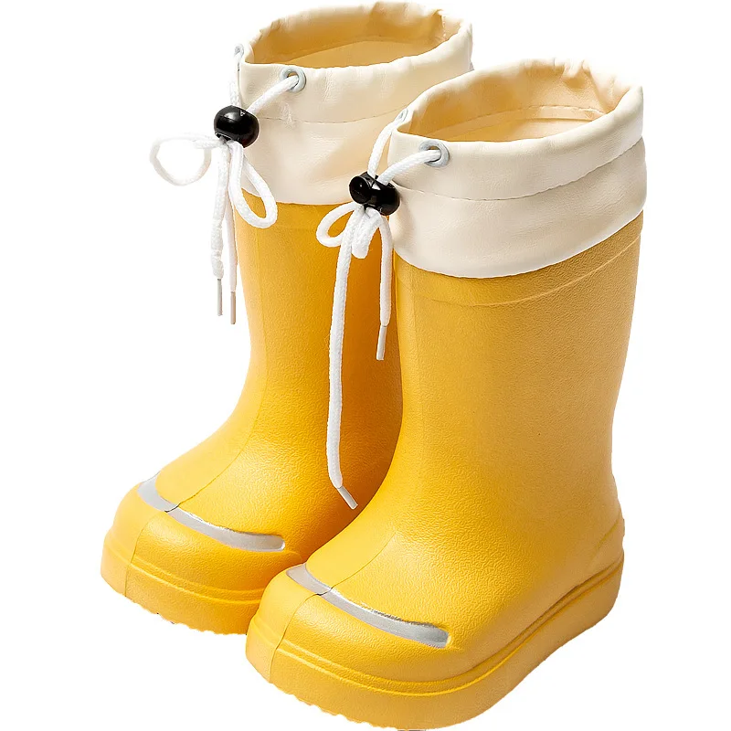 
Factory wholesale waterproof EVA light weight childrens rain shoes kids rain boots 