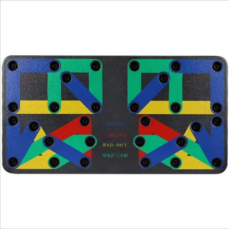 High quality 18 in1 folding durable convenient multi push up rack board system fitness workout outdoor indoor