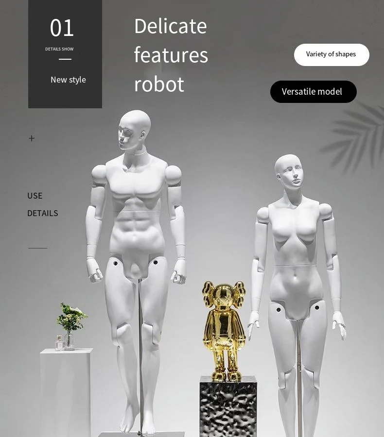 Articulated Arms Men Mannequin Flexible Movable Joints Male Mannequin