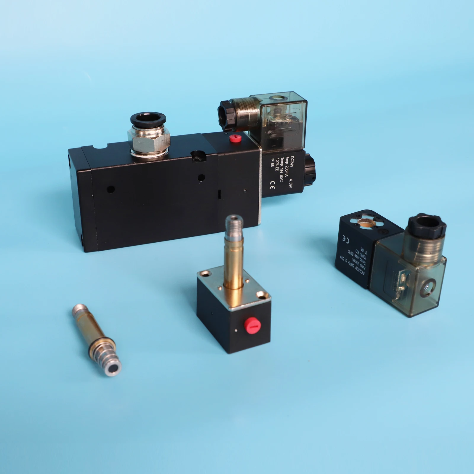 Низкая цена от производителя поставщика бренд большой поток 1/2 BSP NPT 3V410-15 воздушный клапан Соленоидный 220V 24 вольт постоянного тока 3 way Пневматический