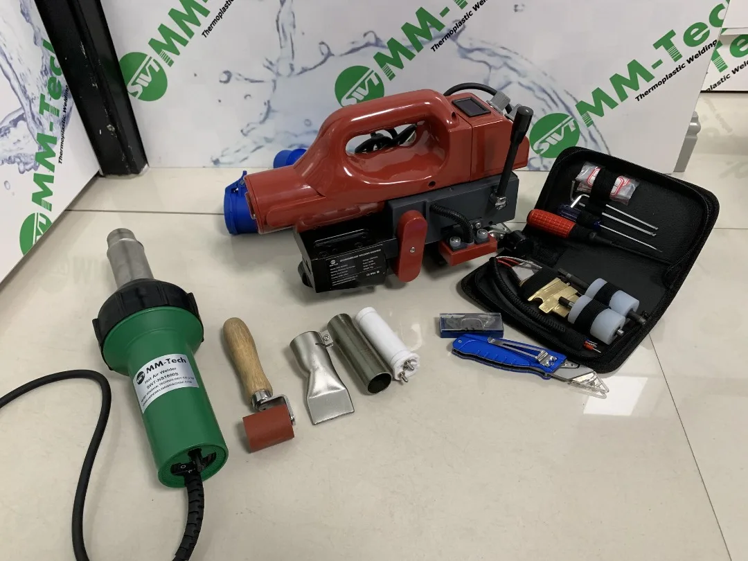 800W Geomembrane Welding Machine MM-TECH Welding Equipment Manufacturers SWT-NS800D Geomembrane Hot Wedge Welder