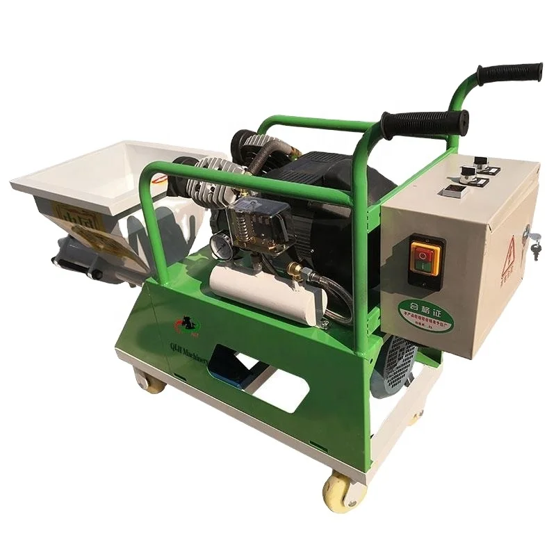 220V Electric Cement Sprayer Machine with Reliable Motor for Construction Sites 30m Maximum Horizontal Conveying Distance