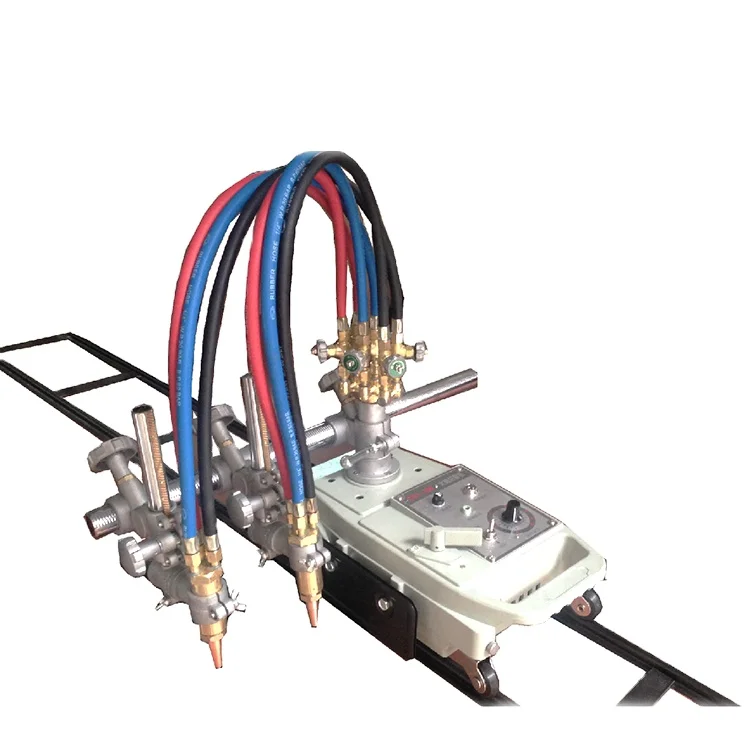 2020 hot selling Oxy Acetylene Double Torch Gas Flame Cutting Machine