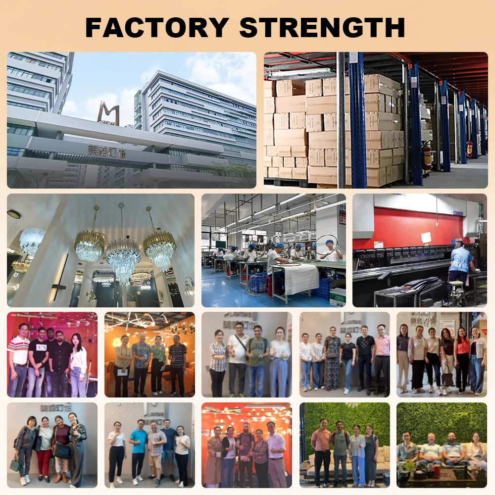 Latest Design Minimalist Vintage Crystal and Iron Chandelier for Dining Room