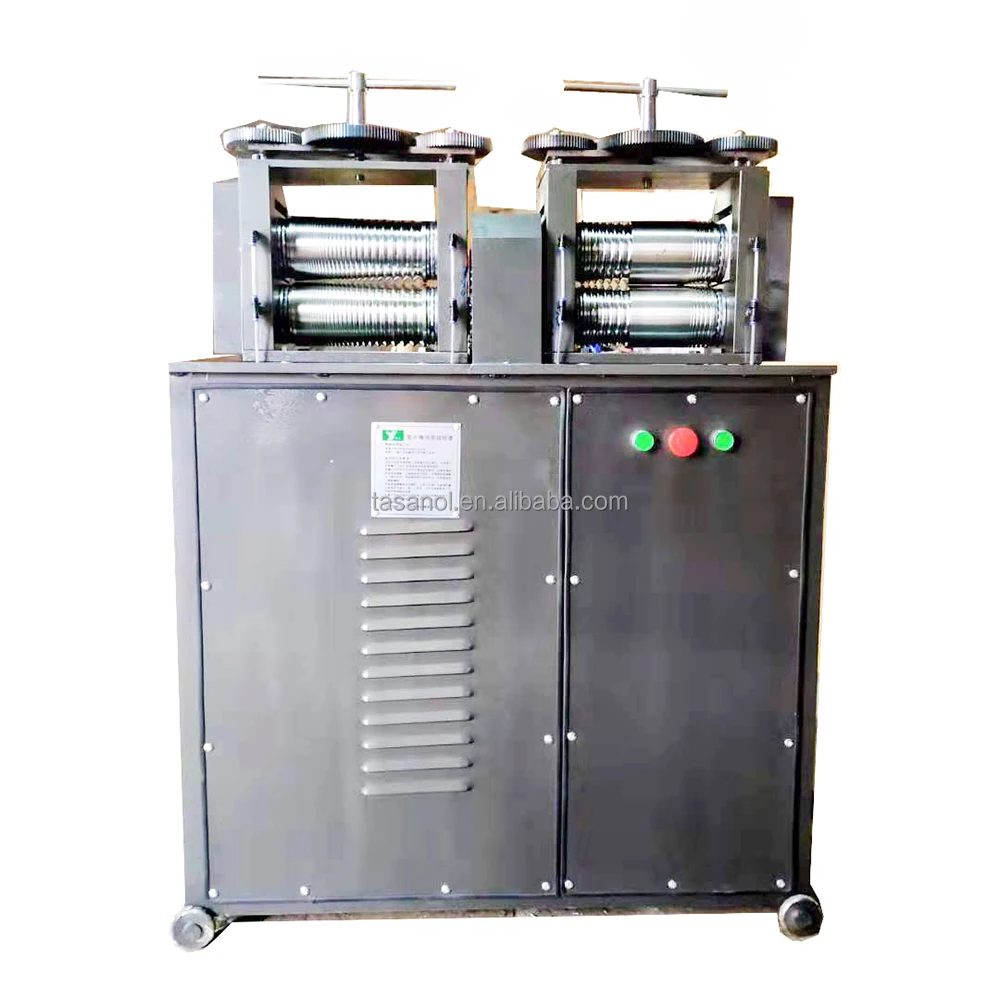2022 Arrives 5HP Lapidary Machine Jewelry Rolling Miller Double Heads Electrical Rolling Mill Powerful Rolling Machine