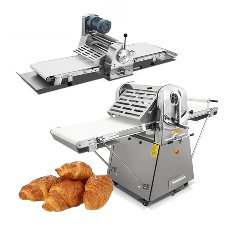 Commercial High Efficiency Electric Pizza Dough Press Machine Automatic Bakery Equipment Bread and Flour Mill Use