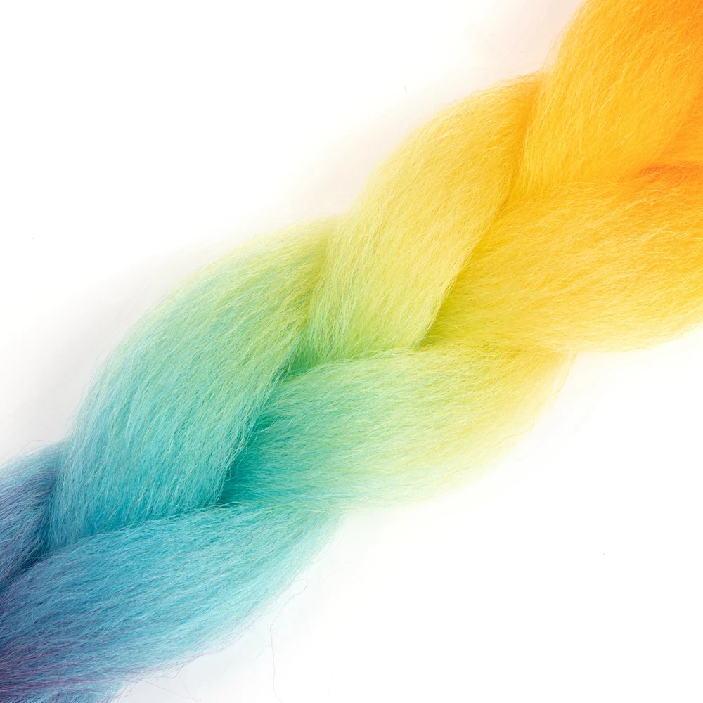 Wholesale four-color synthetic heat-resistant fiber braided braids for women