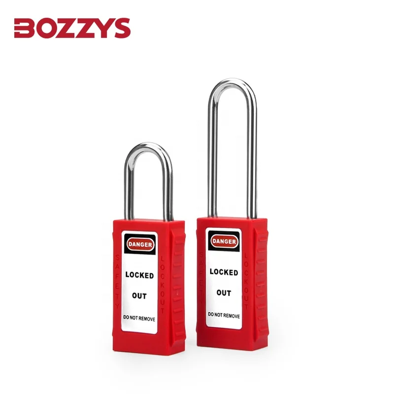 Wholesale Zenex Thermoplastic 38MM Long Body Loto Padlocks with Master Key and Steel Shackle for Industrial Lockout-Tagout