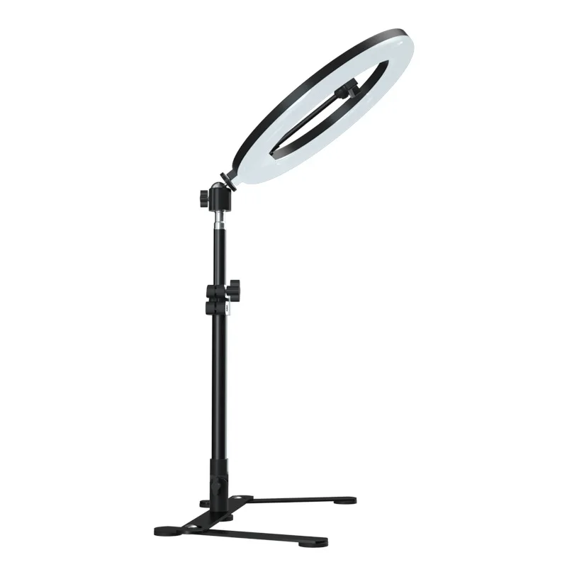 Smart Phone Video Vlog Live Stream Tripod Holder Selfie Photography Tripod Stand Live Stream Phone LED Ring Light Desktop Stand