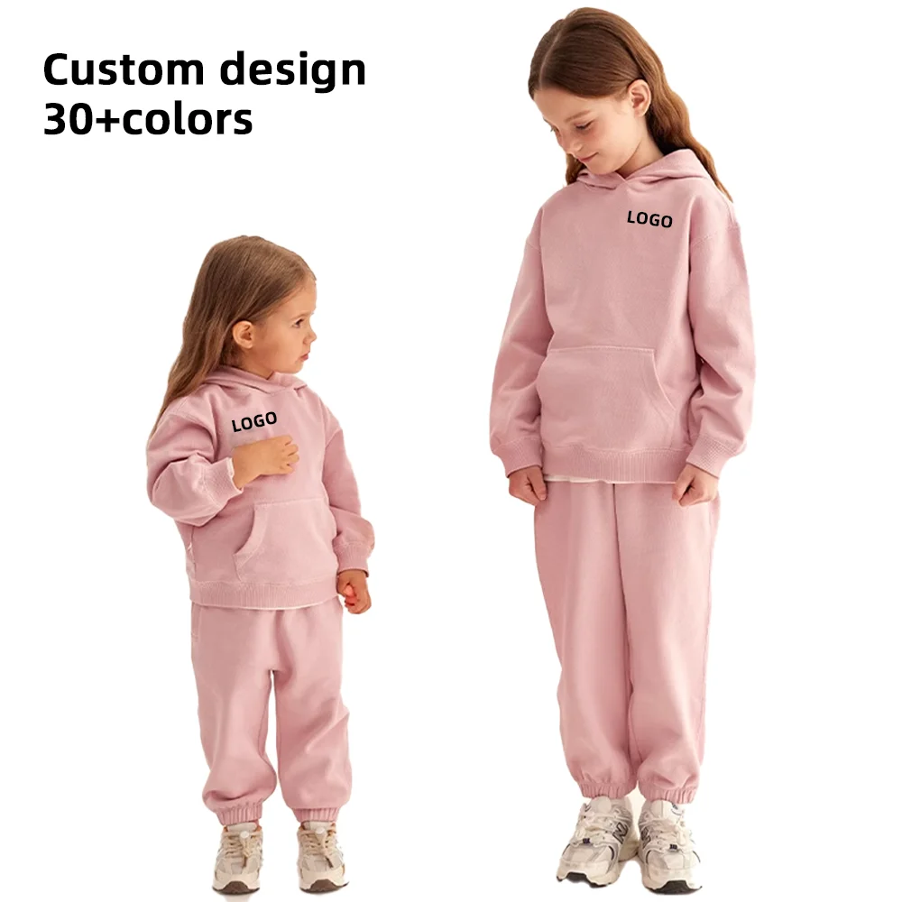 Oem Custom Puff Print Logo New Fashion Long Sleeves Thick Hoodies Tops for Teens Girls