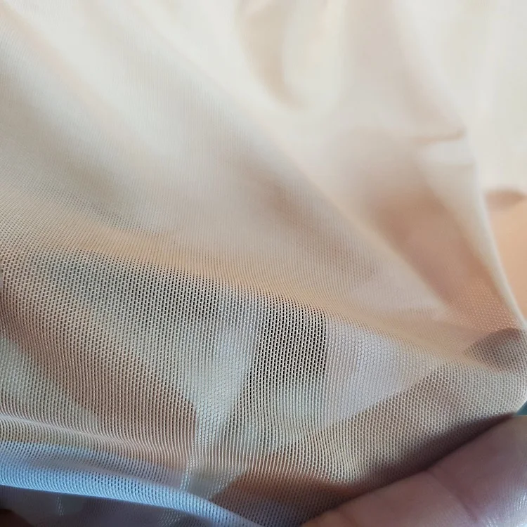 Hexagon Honeycomb Mesh Fabric for Shoe Bag Chair Hat Lining Stock 100% Polyester Plain Knitted Mesh Fabric Plastic Wedding Dress