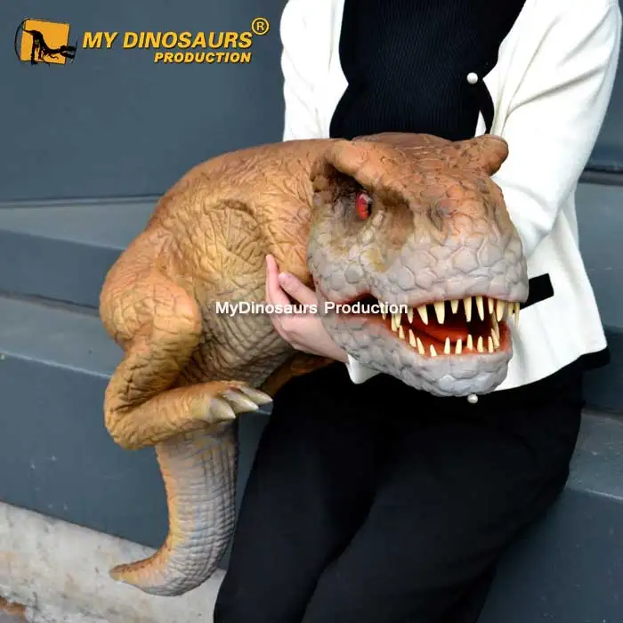 MY DINO Realistic Baby Dinosaurs T Rex Mouth Open Hand Puppet