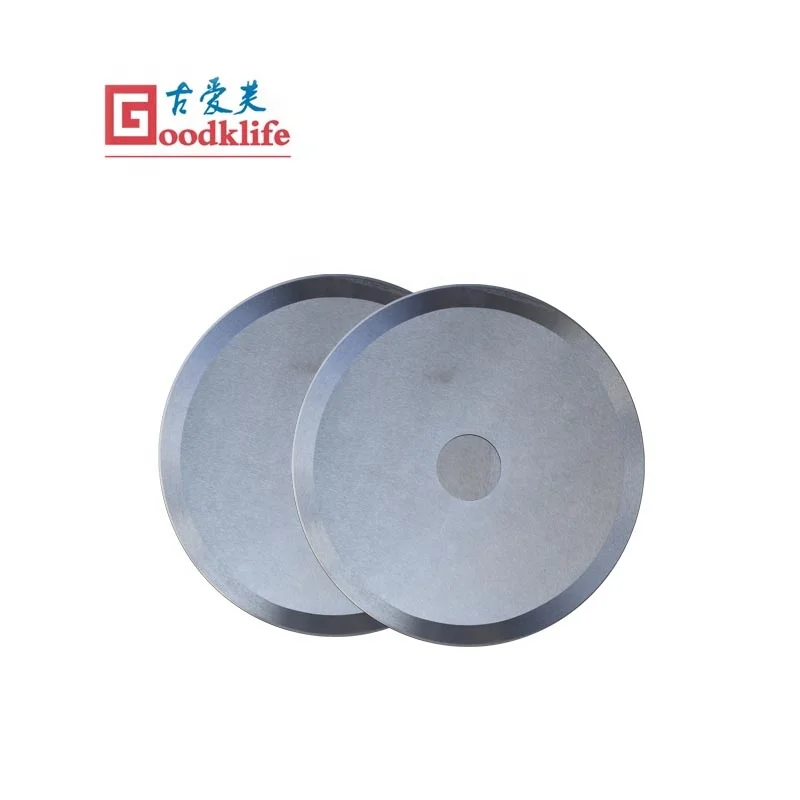 Custom circular slitter knives for cutting food