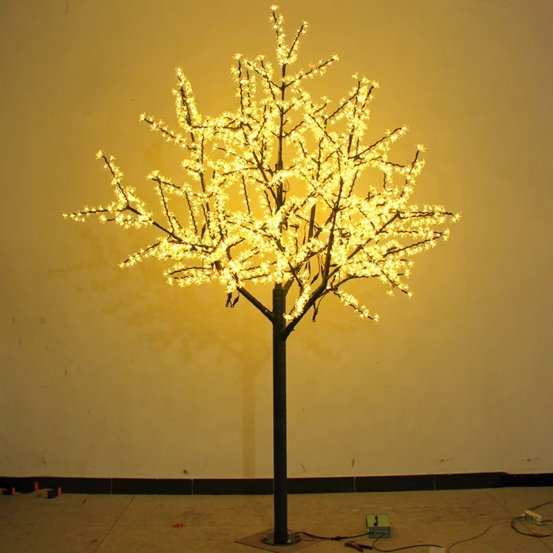 LED lighted large outdoor artificial cherry blossom trees for decoration
