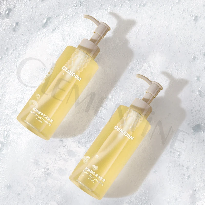 Private Label Vegan Moisturizing Whitening Face Wash Deep Cleaning Melting  Facial Cleansing Organic Facial Cleanser