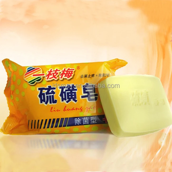 80g Basic Cleaning Feature bath Soap Style sulfur soap from China
