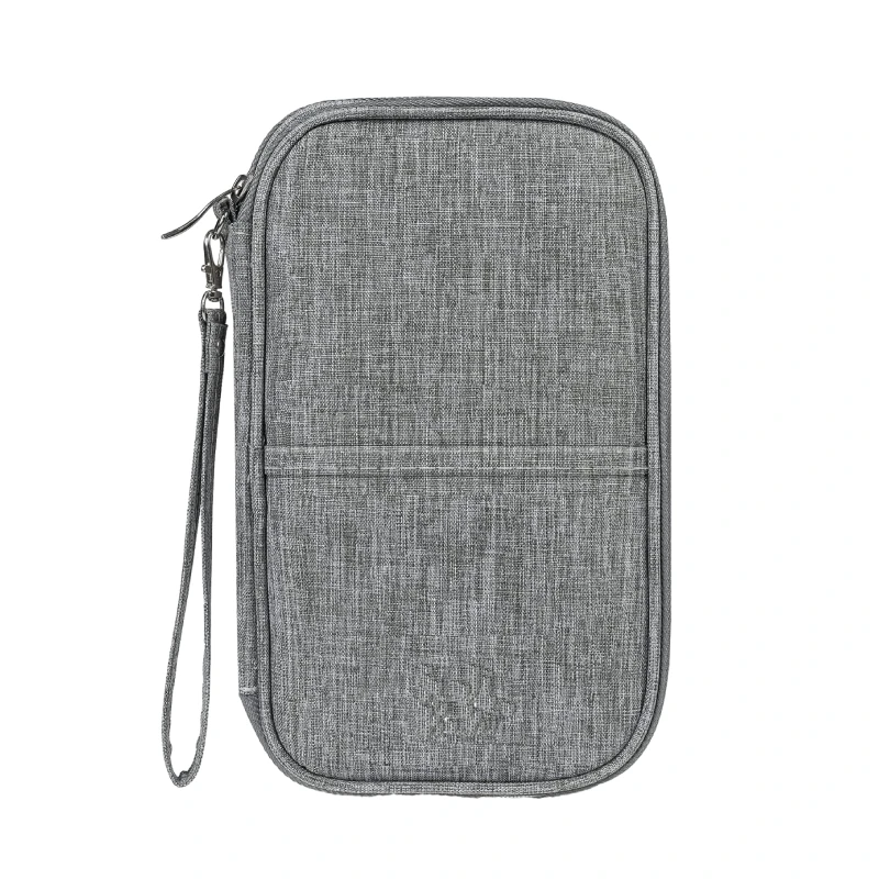 Оптовая продажа, индивидуальный функциональный дорожный бумажник для паспорта, держатель для семейного паспорта, водонепроницаемая Мягкая тканевая сумка с защитой от RFID