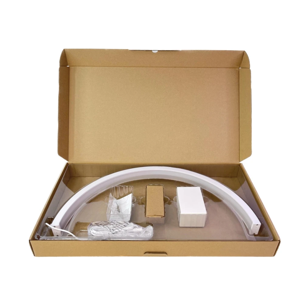 24 inch Arch Beauty Light Table Nail Lamp 30W LED Half Moon RIng Light for Nails Tattoo Salon