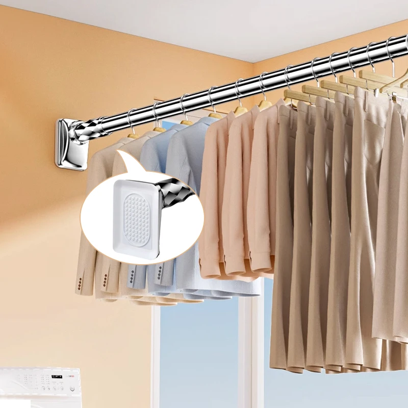 Black Hot Sale Buy Shower Room Cafe Adjustable Single Curtain Poles And Accessories