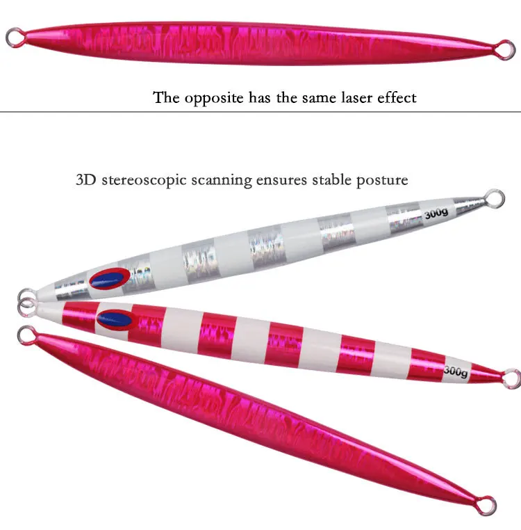 100g 150g 200g 250g 300g 400g 500g 600g 750g  Metal fishing lure fast sinking luminous glow vertical lead jig jigging lures B06