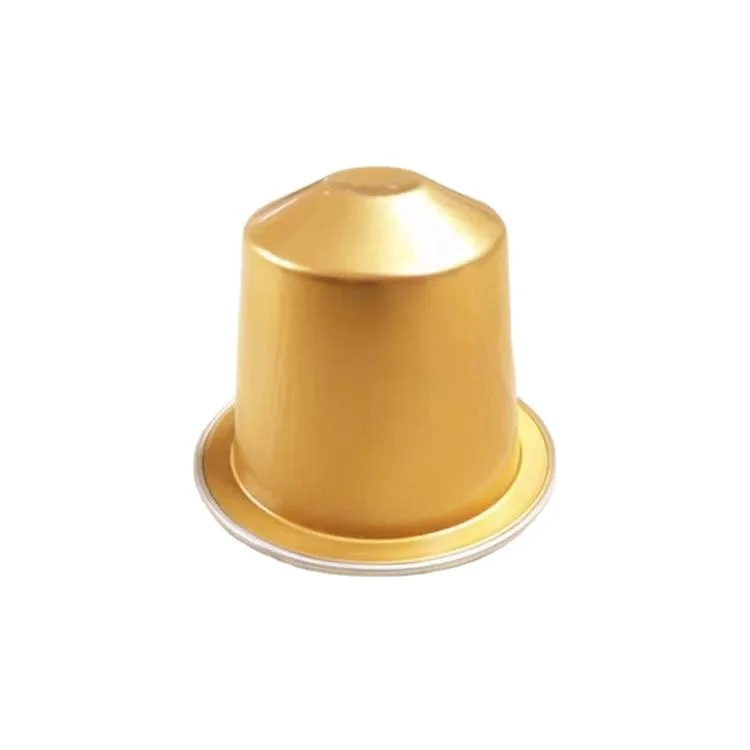 37mm Nespresso aluminum reusable coffee capsules with foil lid