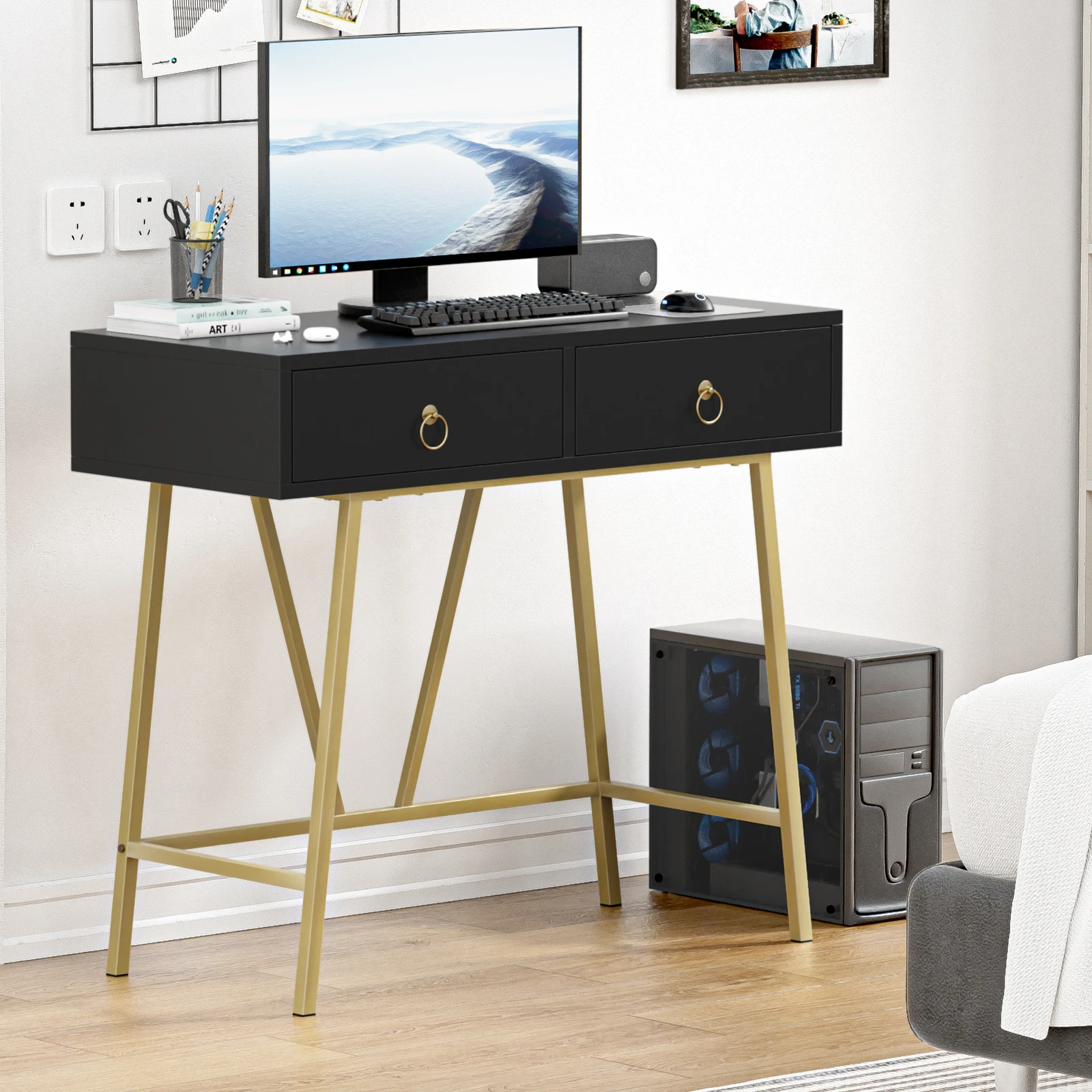 Современная стильная роскошная мебель портативный удобный офисный стол Настольная современные офисные столы