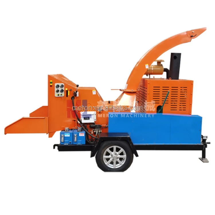 Tolcat atv garden branch crusher hot selling engine pto wood shredder chipper machines diesel for sale